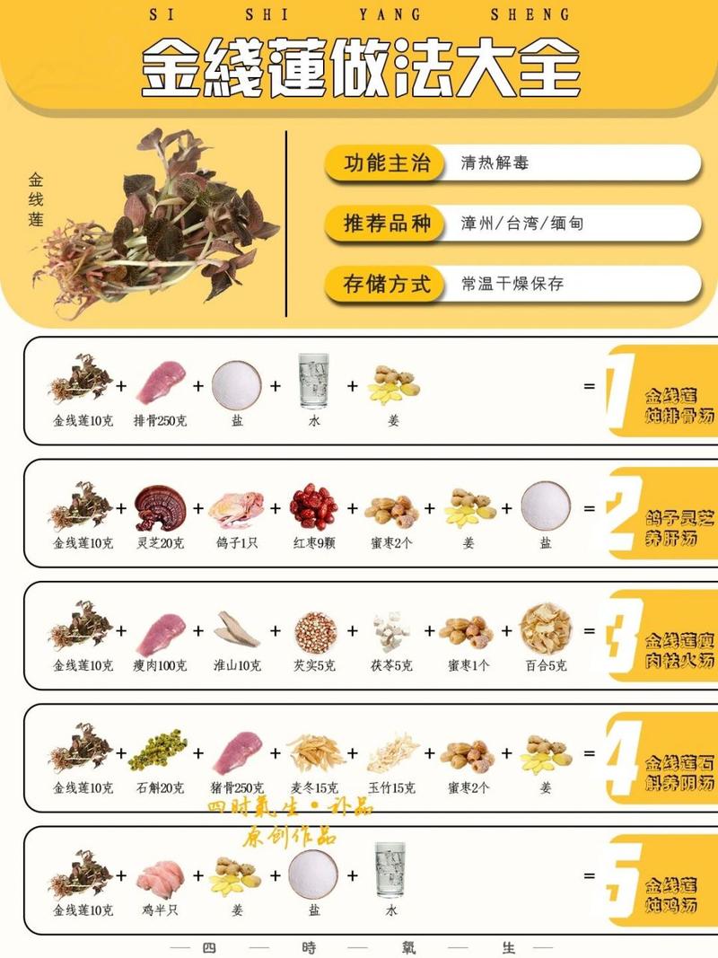 金线莲怎么吃,金线莲食用方法攻略