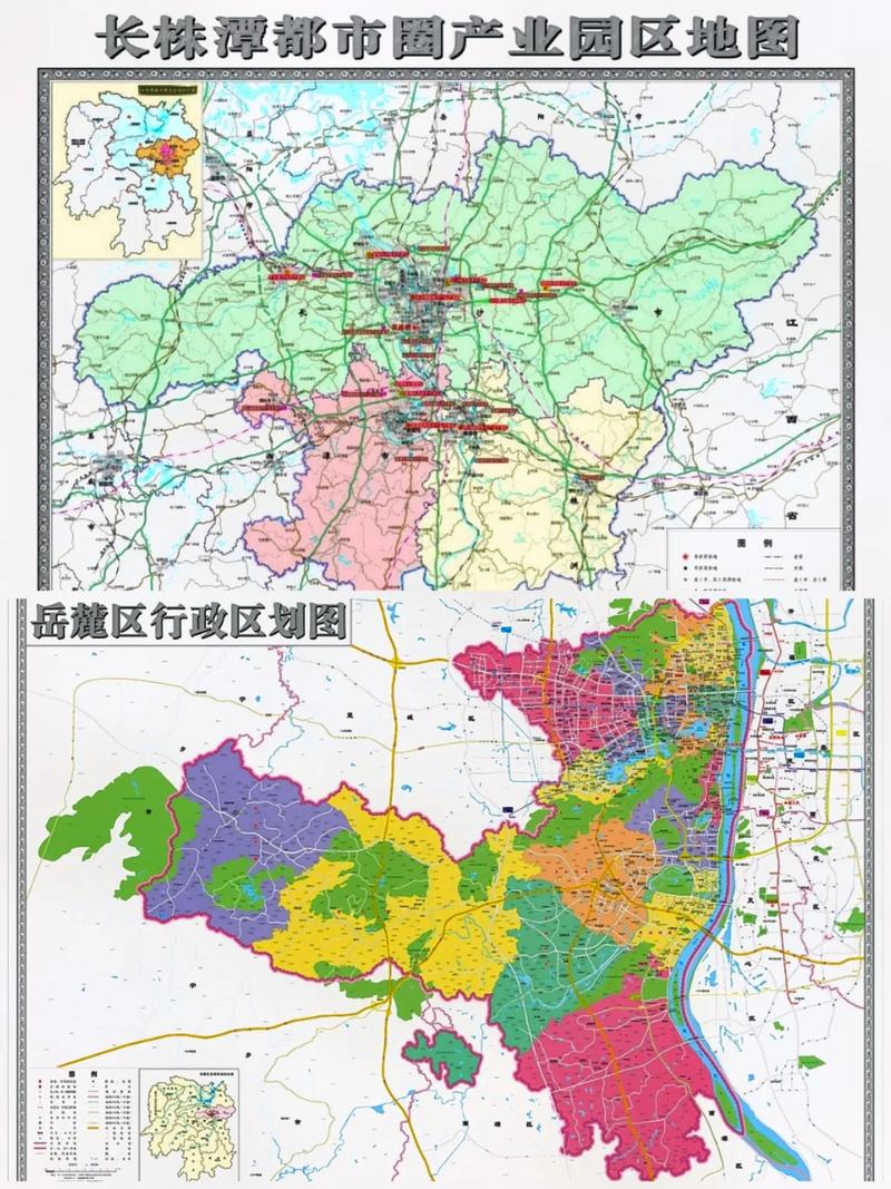 长沙市区地图高清全图,长沙市区高清地图全览