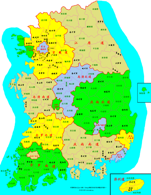 韩国地图高清图片,高清韩国地图下载推荐