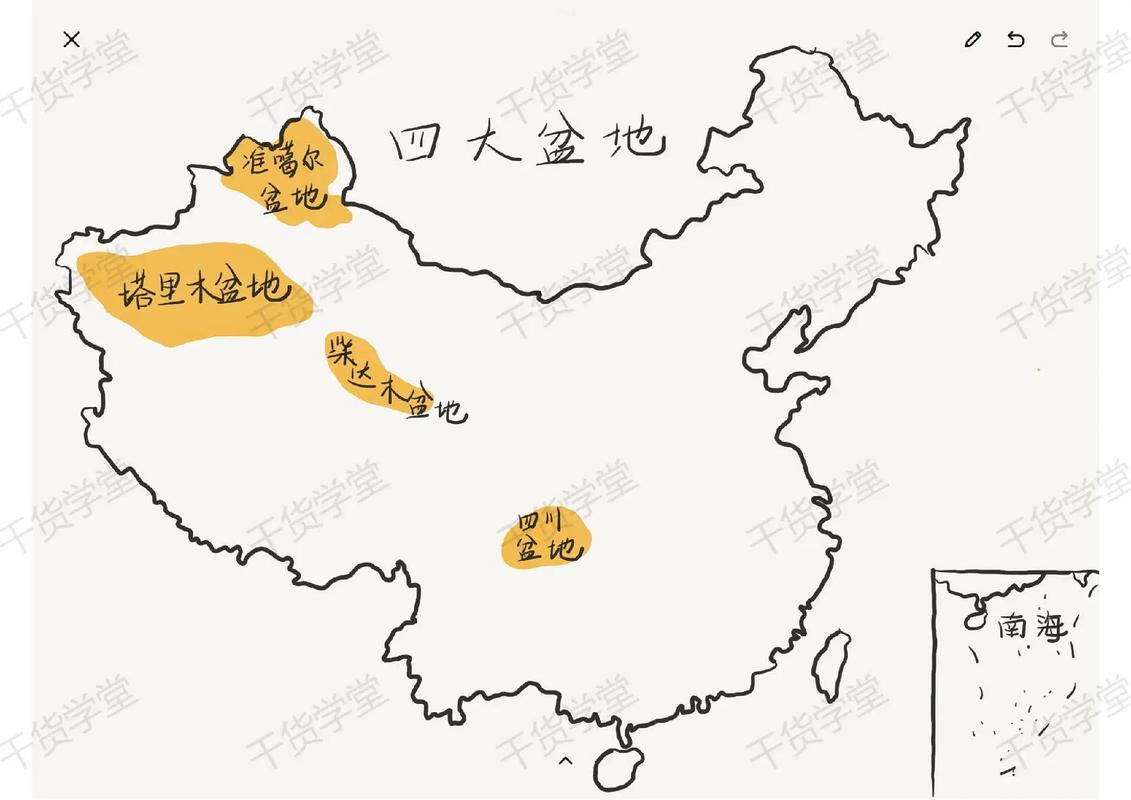 地形区分布图,地形区分布图解析：中国地貌概览