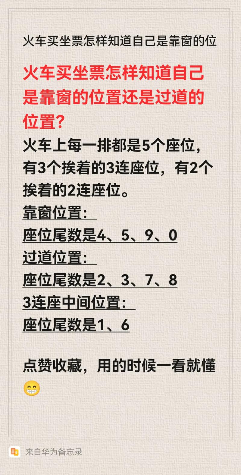 火车94号座位在什么位置,火车94号座位具体位置查询