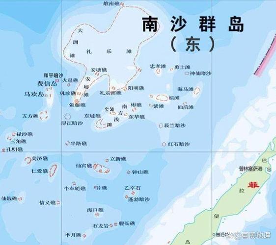 南沙群岛地图高清版大图,南沙群岛高清地图大图解读