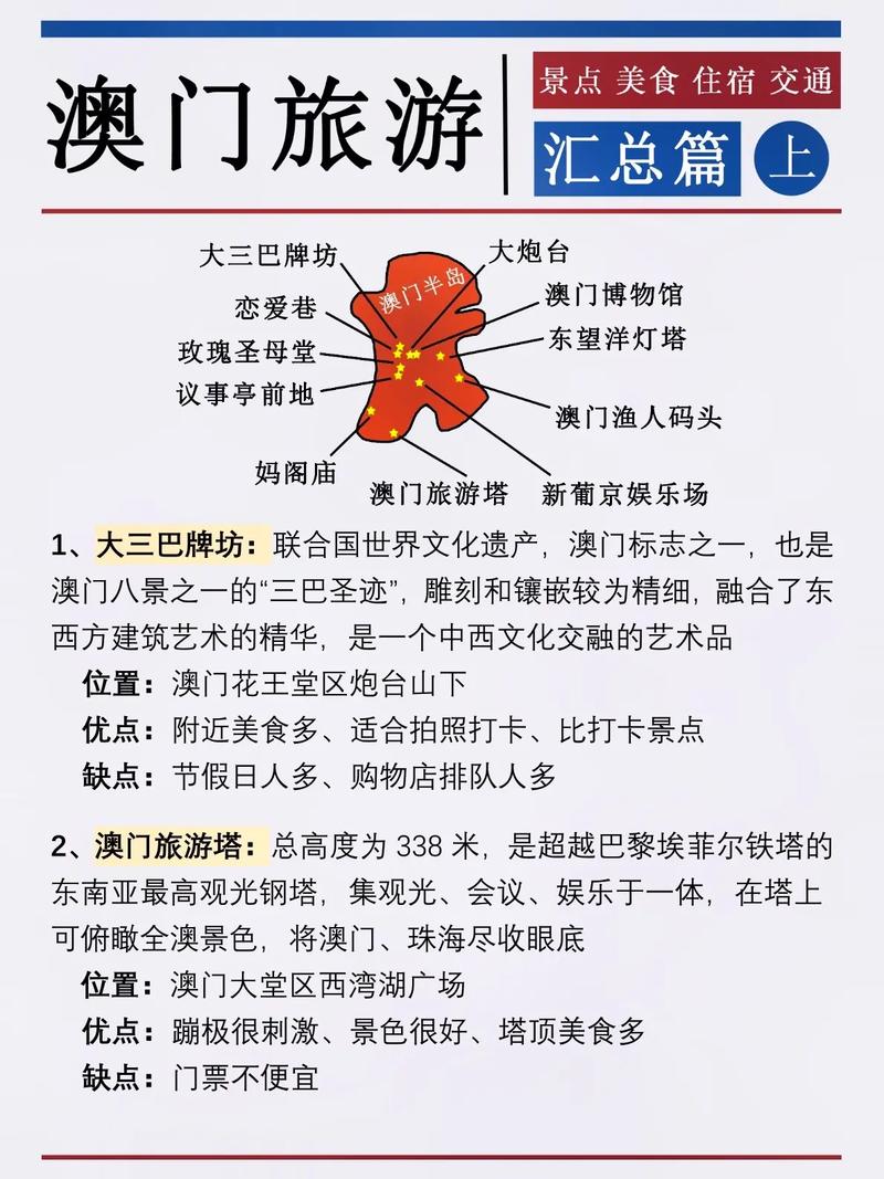 去澳门旅游攻略,澳门旅游攻略：必看攻略，玩转赌城！