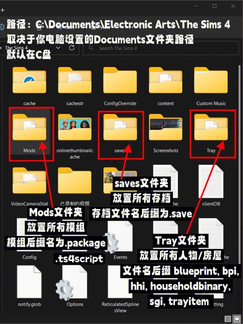 模拟人生4mod文件夹在哪,模拟人生4 MOD文件夹位置查找教程