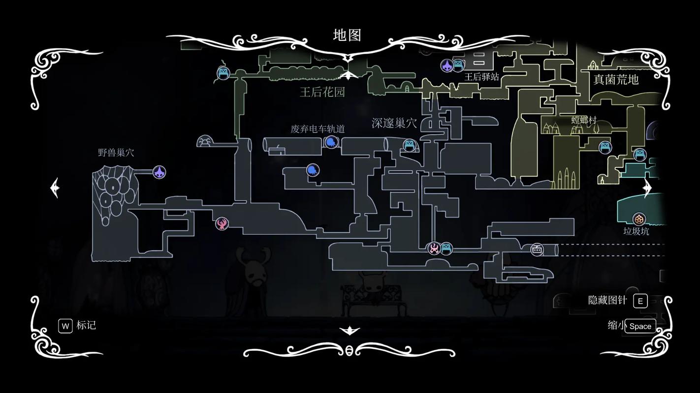空洞骑士全地图高清大图,空洞骑士全地图高清大图汇总