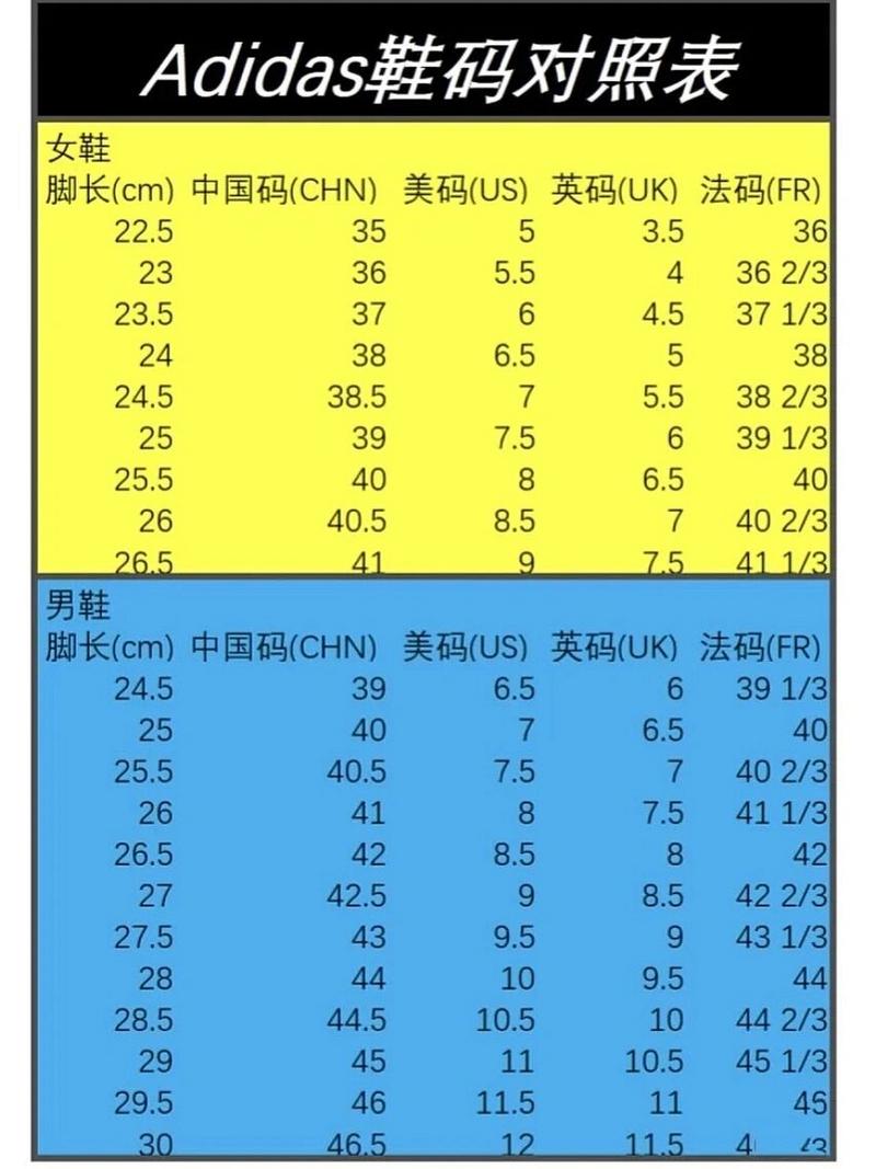 36鞋子尺码对照表,36鞋码对照表：快速查找适合尺码